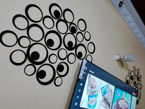 Set Of 24 Wooden Rings Wall Art I New Wooden Wall Art For Room Decoration