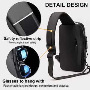 Multifunction Crossbody Bag Sport Running Travel Sling Pack